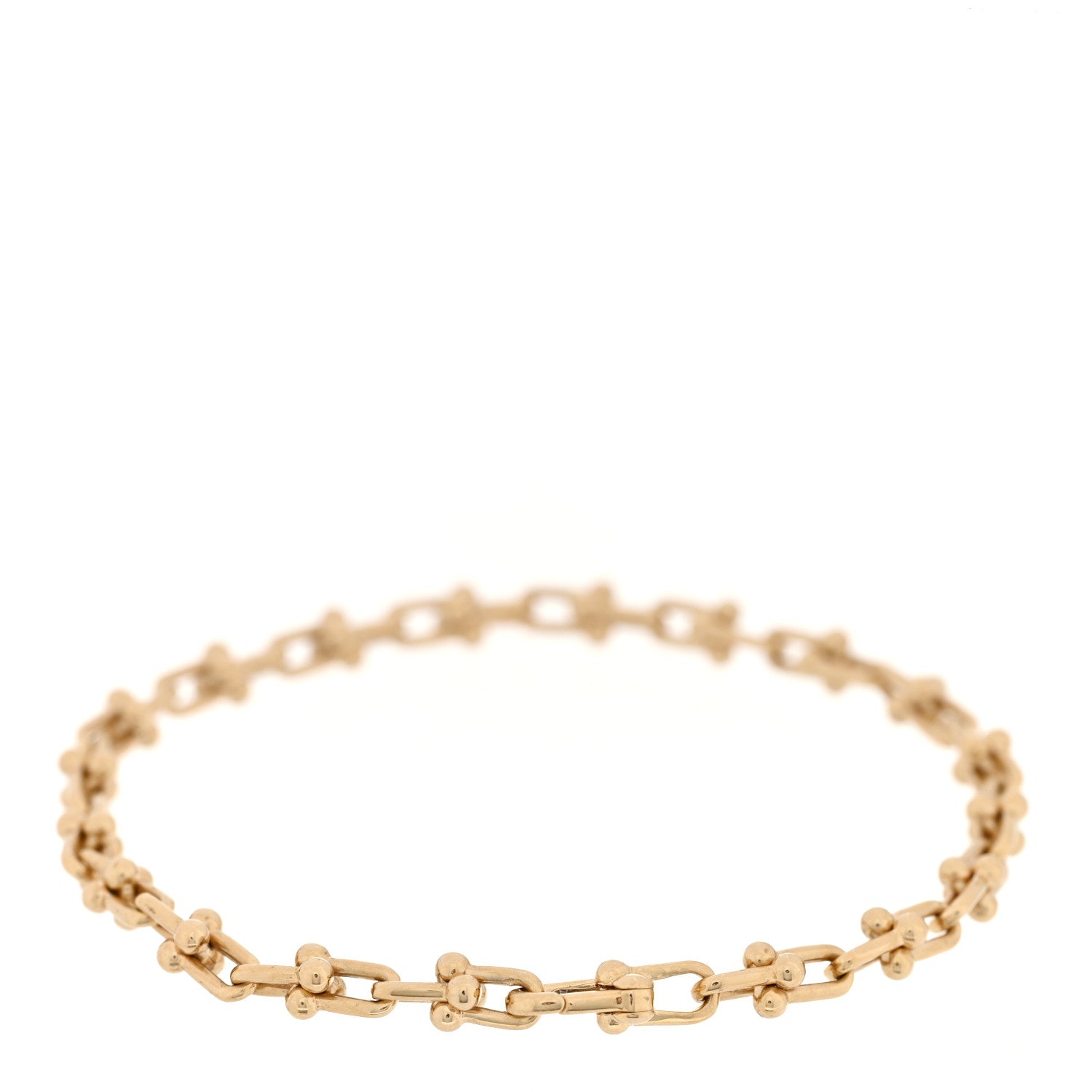 Tiffany 18K Yellow Gold Micro HardWear Link Bracelet 2 of 4