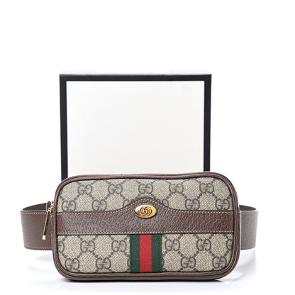 Gucci GG Supreme Monogram Web Small Ophidia Belt Bag 75 30 Dark Brown 11 of 11