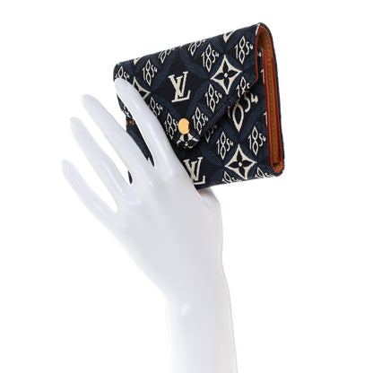 Louis Vuitton Jacquard Since 1854 Victorine Wallet Blue 2 of 8