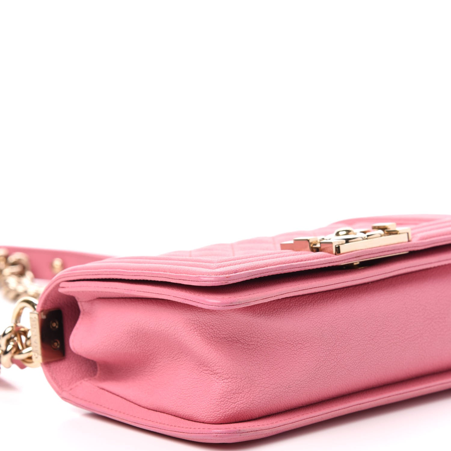 Chanel Caviar Quilted Small Boy Flap Pink 11 of 13