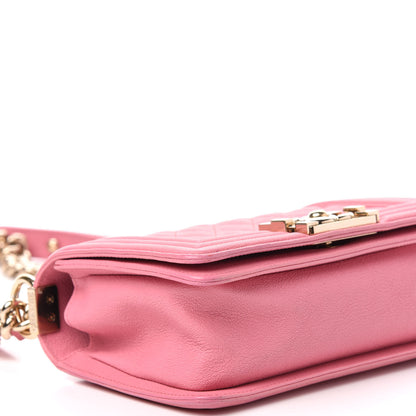 Chanel Caviar Quilted Small Boy Flap Pink 11 of 13