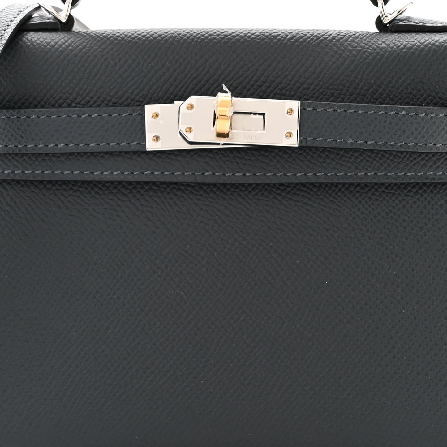 Epsom Mini Kelly Sellier 20 Gris Misty