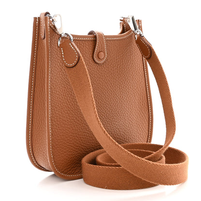 Hermes Taurillon Clemence Evelyne TPM Gold 3 of 11