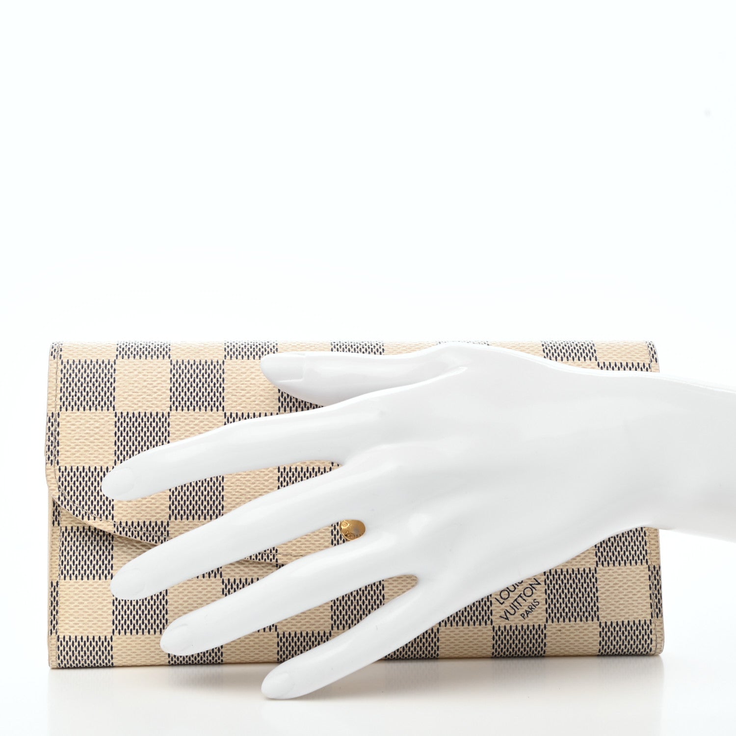 Louis Vuitton Damier Azur Emilie Wallet 2 of 11