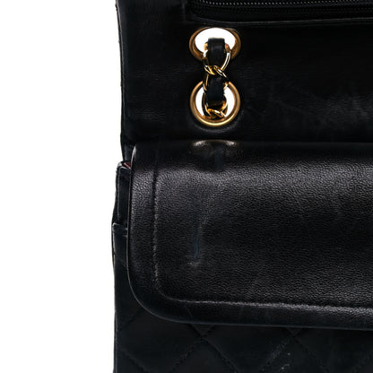 Chanel Lambskin Quilted Small Double Flap Black 22 of 25