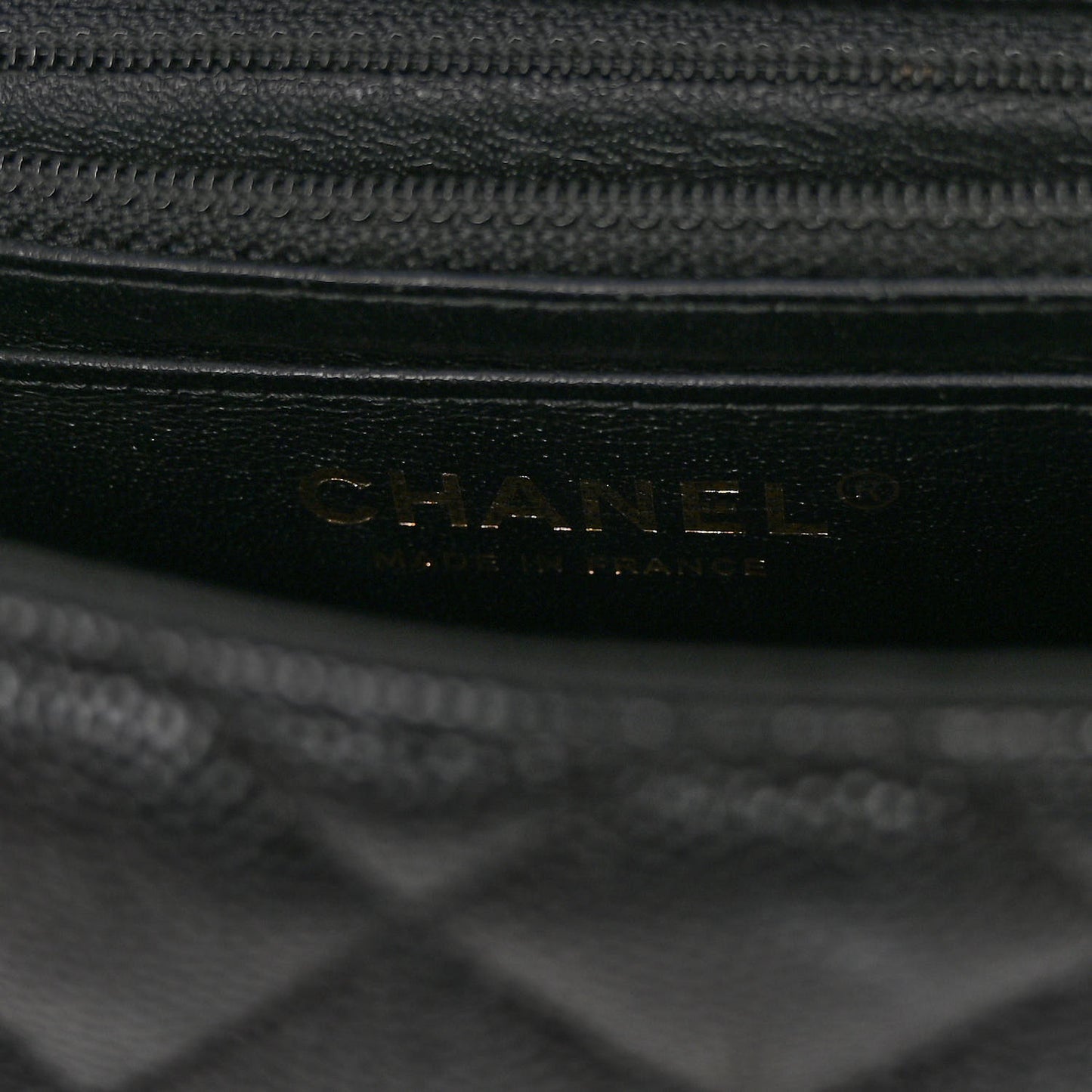 Caviar Quilted Mini Square Flap Black