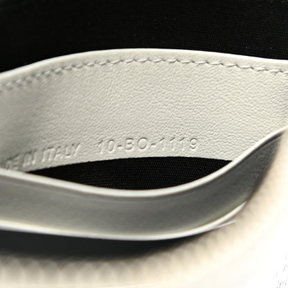 Christian Dior X DANIEL ARSHAM Grained Calfskin Newspaper Wristlet White 8 of 12