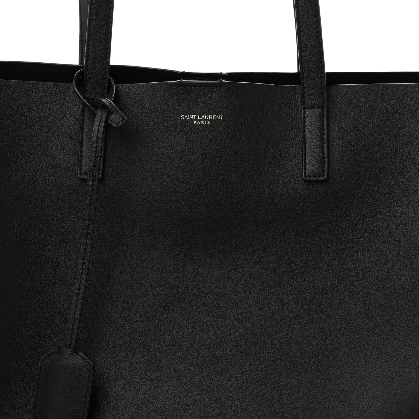 Calfskin Large Shopping Tote Black