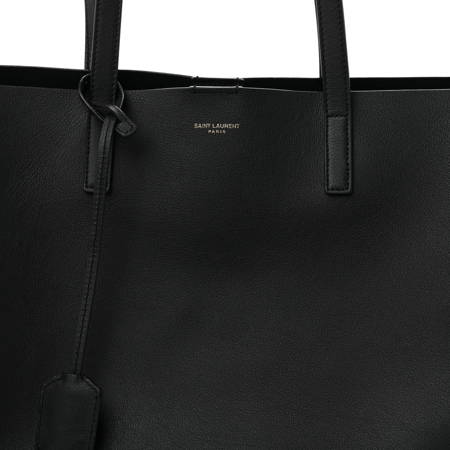 Saint Laurent Calfskin Large Shopping Tote Black 6 of 11