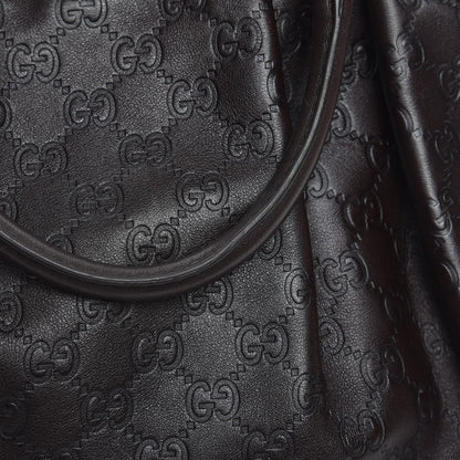 Gucci Guccissima Medium Sukey Tote Chocolate 13 of 13