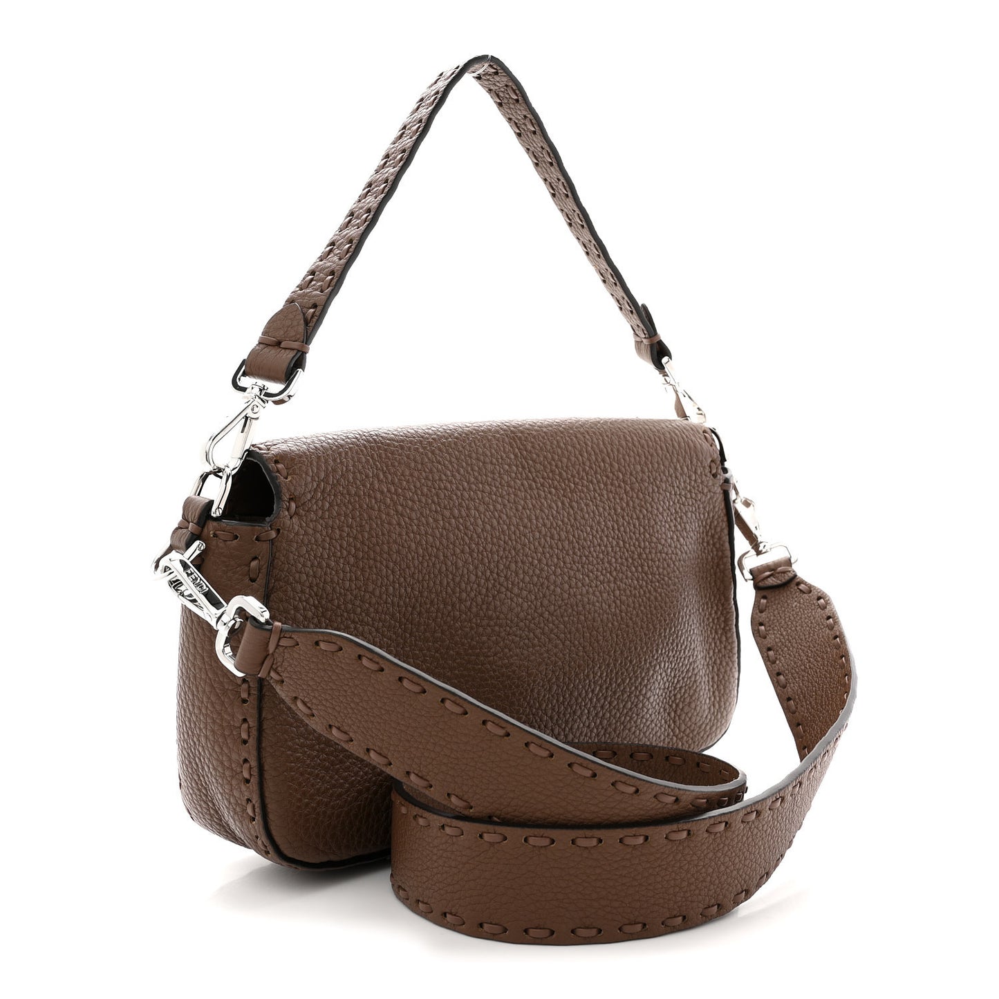 Cuoio Roma Sellerissima Nappa Sintetica Tape Stitch Baguette Fettuccia