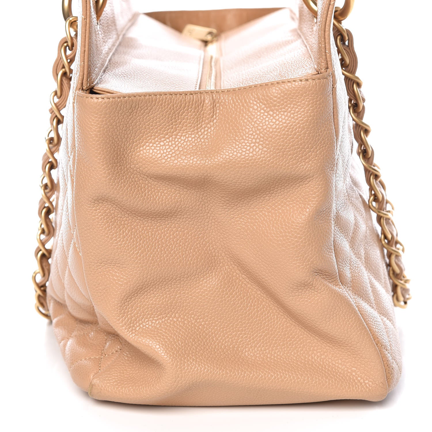 Chanel Caviar Quilted Grand Timeless Tote GTT Beige 15 of 21