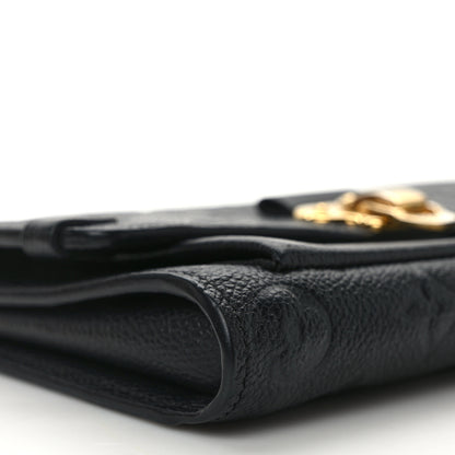 Louis Vuitton Empreinte Vavin Chain Wallet Black 8 of 11
