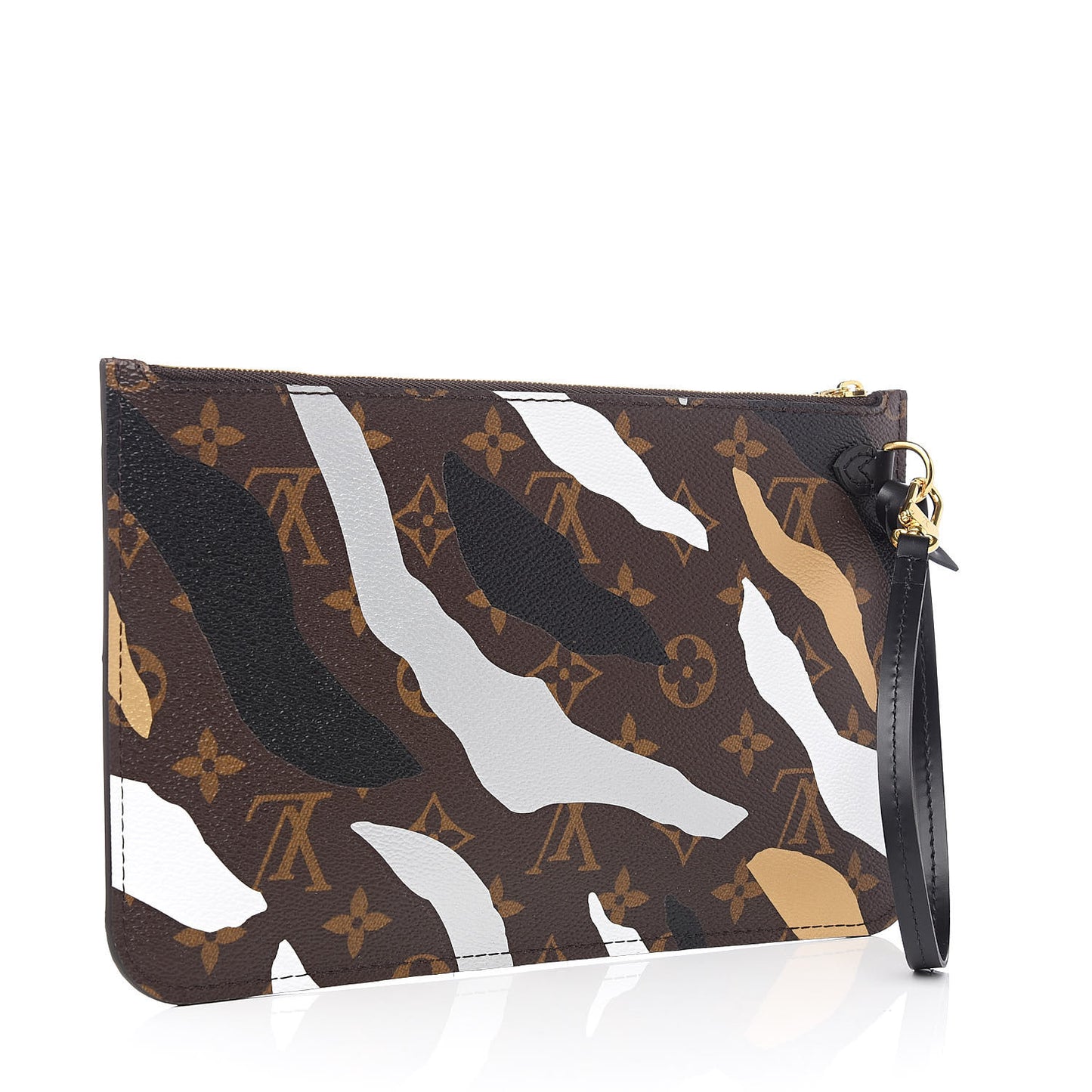 X LOL Monogram Neverfull MM GM Pochette Gold Silver