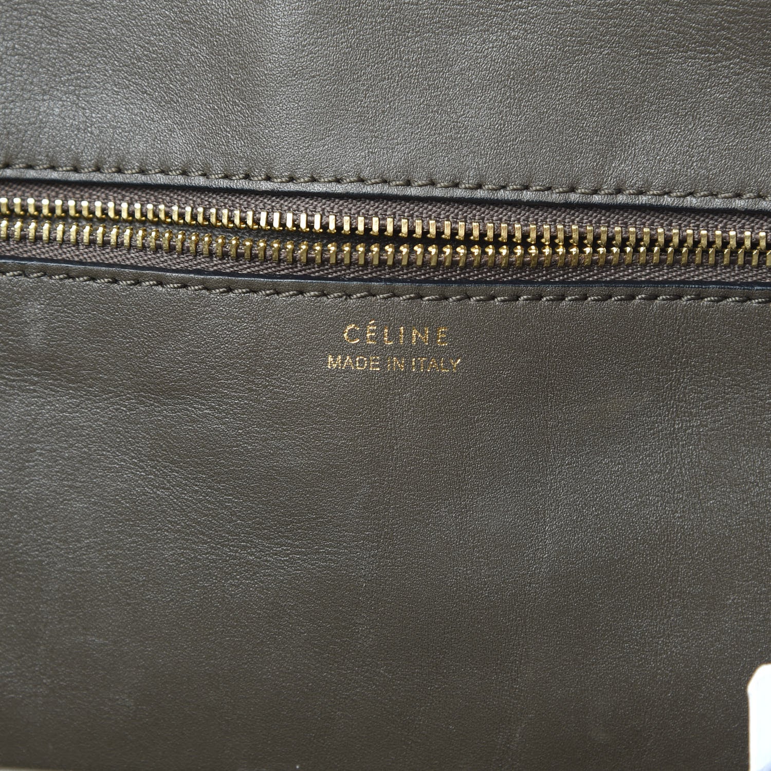 Celine Crocodile Embossed Nubuck Calfskin Small Tie Knot Tote Grey 6 of 21