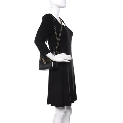Chanel Aged Calfskin Quilted Charms Small Gabrielle Hobo Black 2 of 10