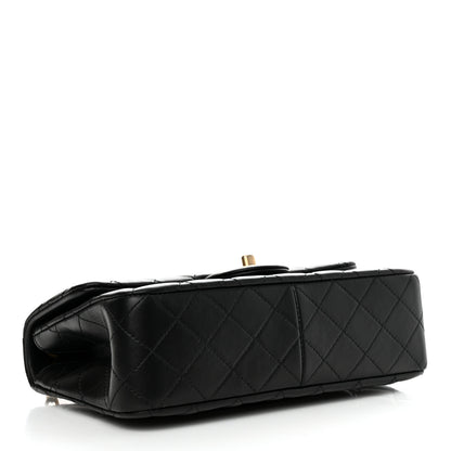 Chanel Lambskin Quilted Small Sweet Camellia Flap Black 4 of 10