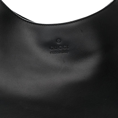 Gucci Calfskin Logo Hobo Bag Black 8 of 17