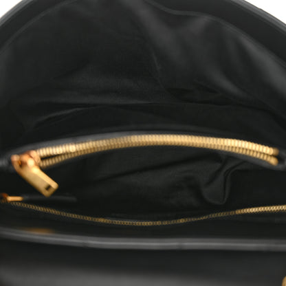 Saint Laurent Calfskin Y Quilted Monogram Medium Loulou Chain Satchel Black 5 of 10
