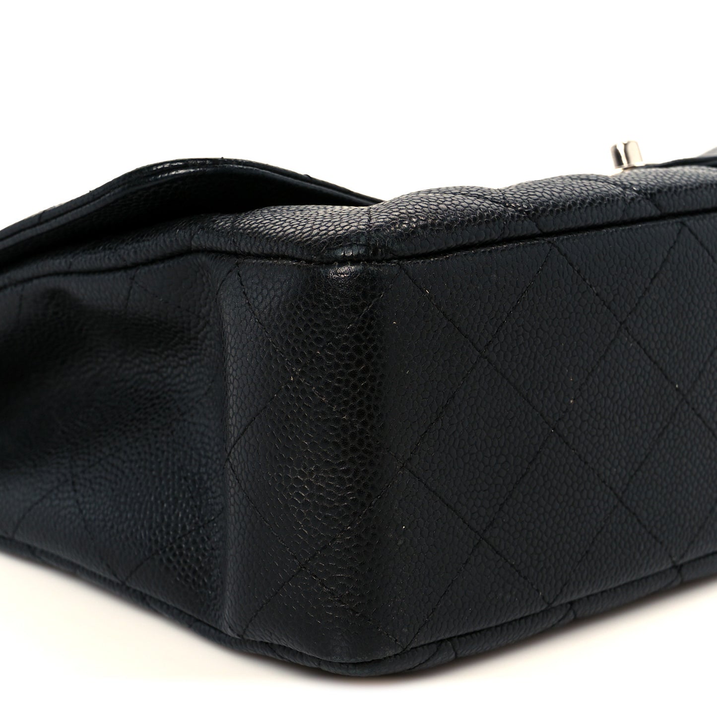 Caviar Quilted Jumbo Single Flap Black