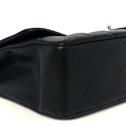 Chanel Caviar Quilted Jumbo Single Flap Black 10 of 12