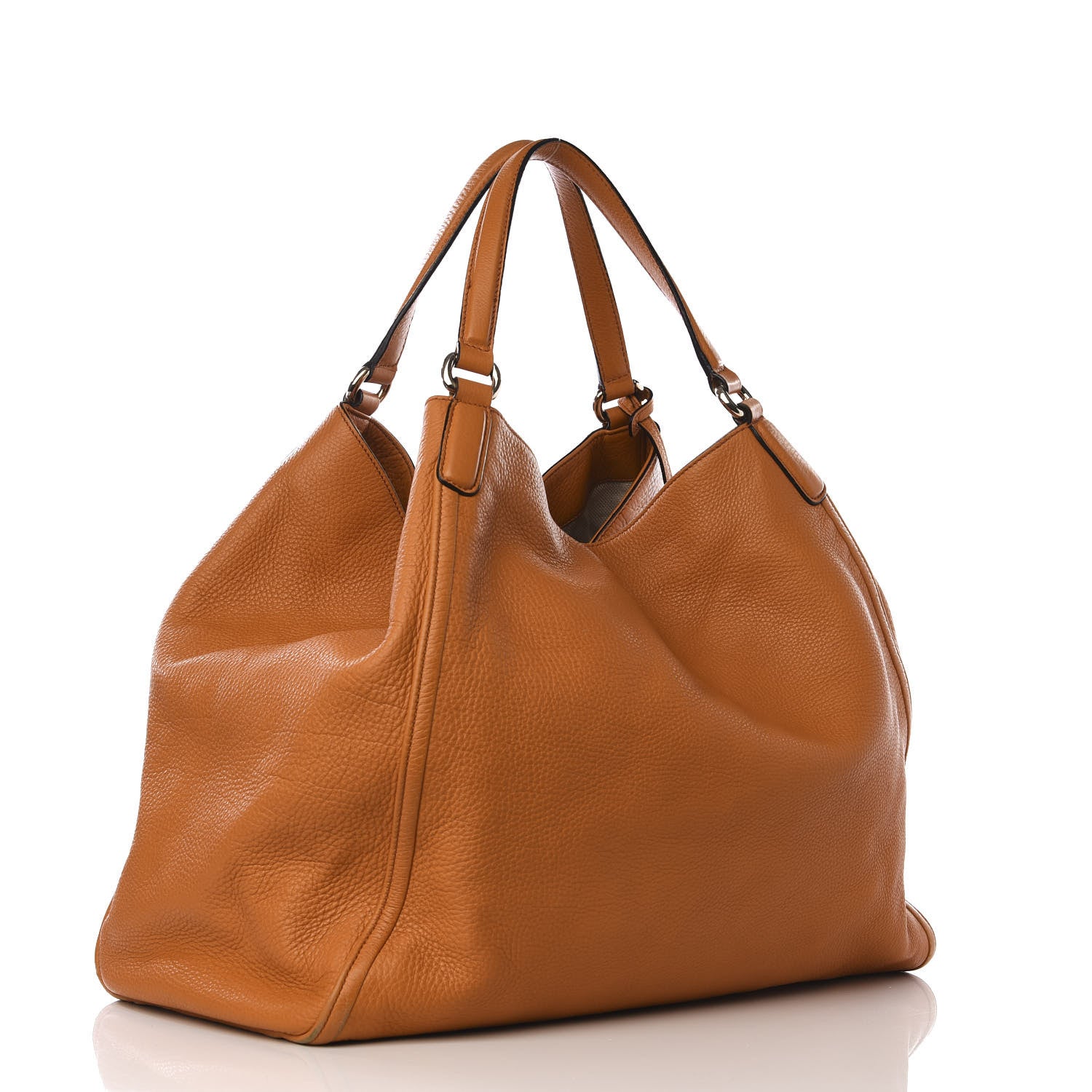 Gucci Cellarius Calfskin Large Soho Shoulder Bag Curcuma 2 of 8