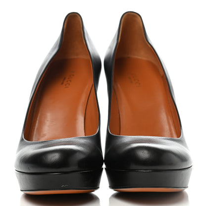 Gucci Nappa Betty Platform High Heel Pumps 40.5 Black 2 of 8