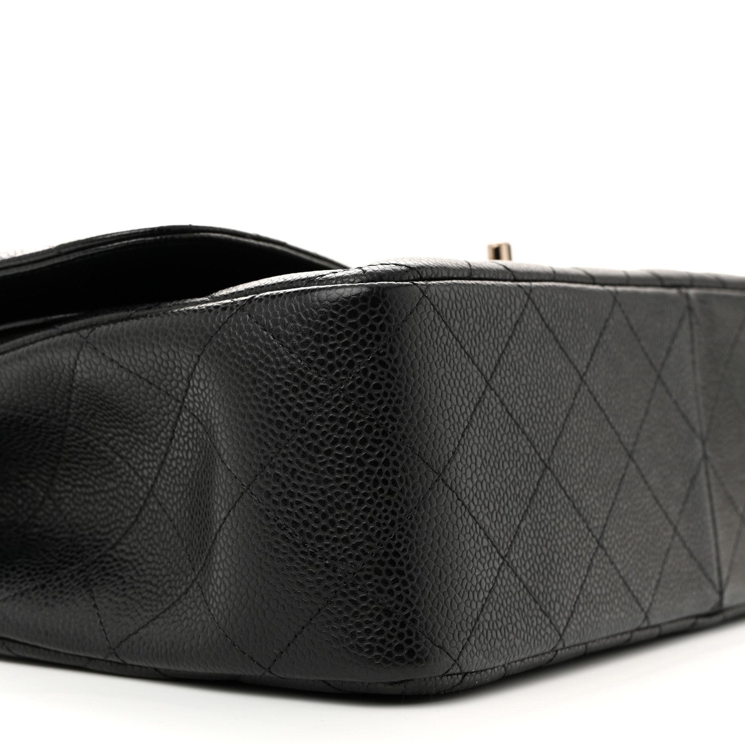 Chanel Caviar Quilted Jumbo Double Flap Black 9 of 12