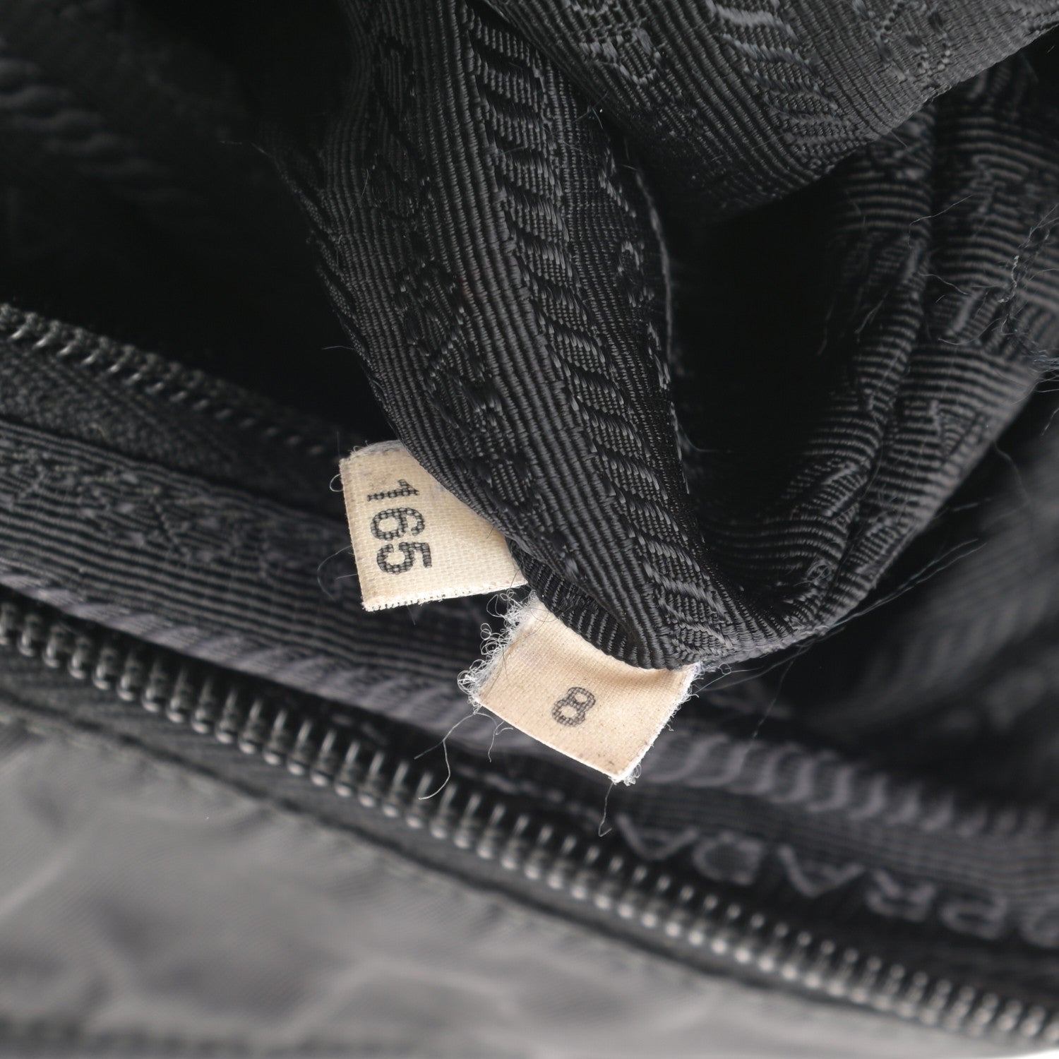 Prada Tessuto Nylon Saffiano Tote Black 8 of 18