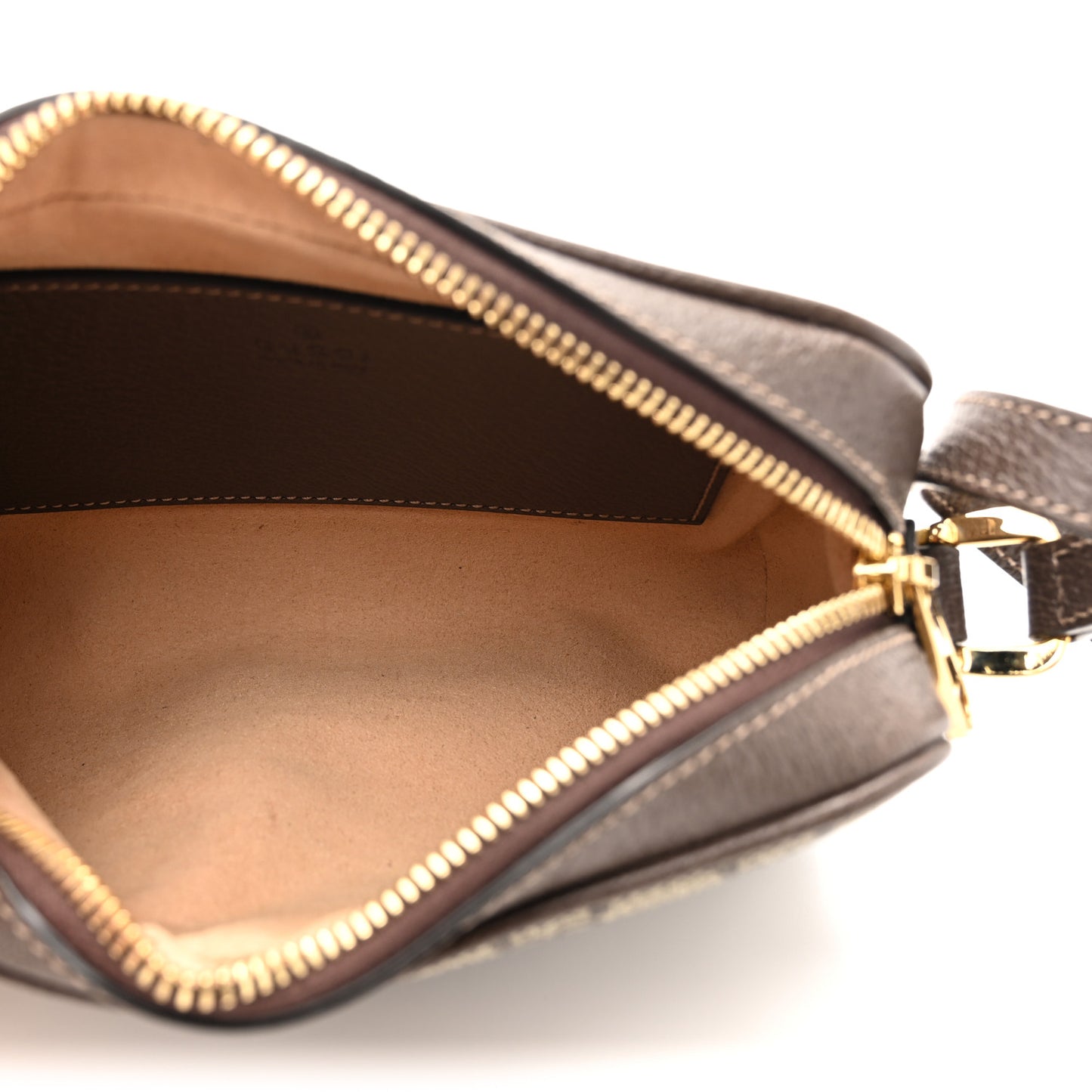 GG Supreme Monogram Web Mini Ophidia Shoulder Bag Brown