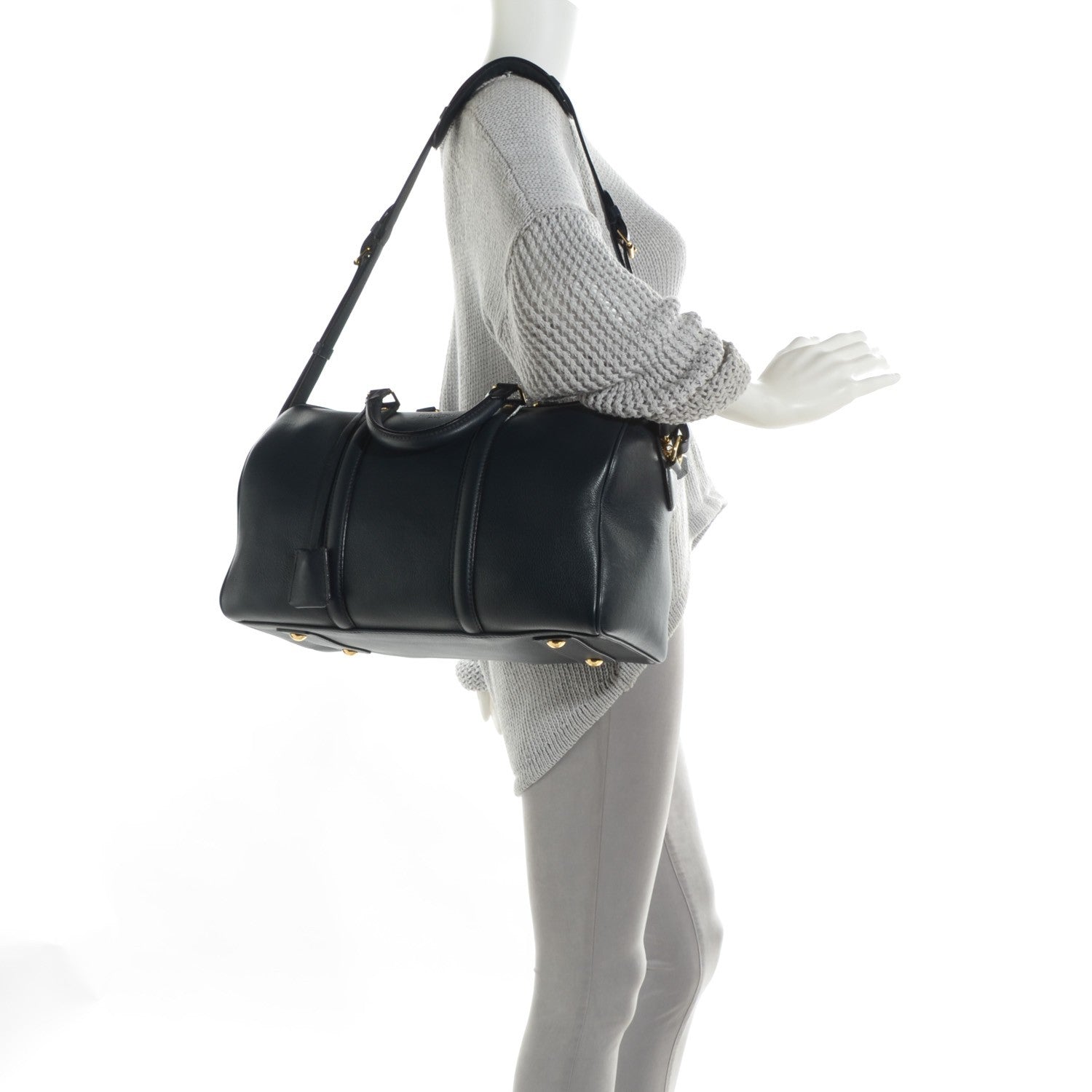 Louis Vuitton Veau Cachemire SC Bag MM Cobalt 2 of 7