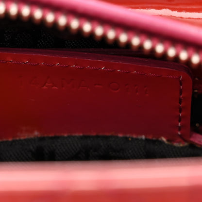 Christian Dior Patent Cannage Medium Lady Dior Dark Pink 7 of 11