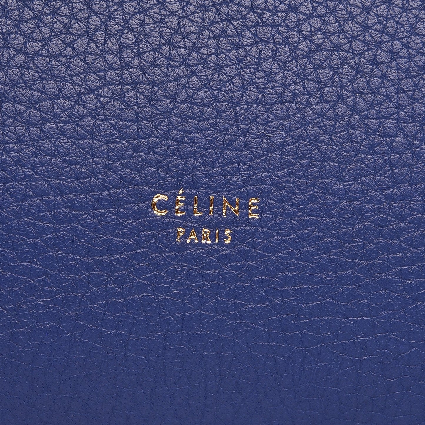 Drummed Calfskin Small Belt Bag Indigo