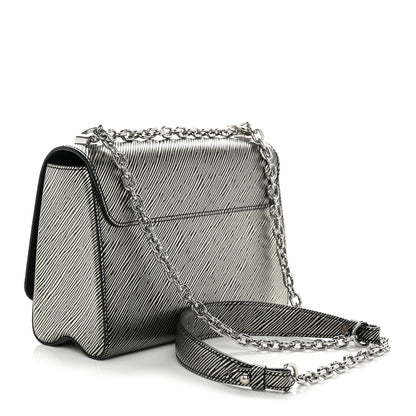 Louis Vuitton Epi Twist Shoulder Bag MM Platine 4 of 10