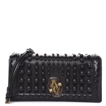 Bottega Veneta Nappa Spheres Knot Clutch Black 1 of 7