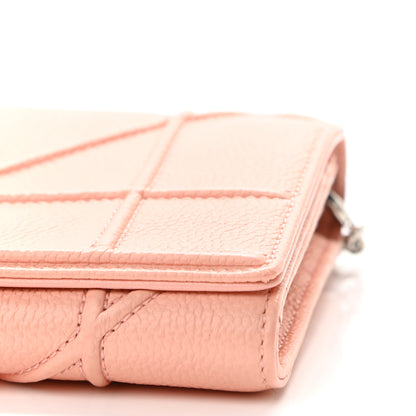 Christian Dior Grained Calfskin Diorama Croisiere Chain Wallet Rose Poudre 10 of 11
