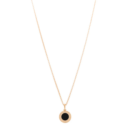 Bulgari 18K Yellow Gold Black Onyx BVLGARI BVLGARI Pendant Necklace 1 of 7