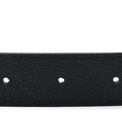 Louis Vuitton Calfskin Damier Ebene 25mm LV Iconic Reversible Belt 80 32 Black 3 of 6