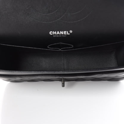 Chanel Lambskin Quilted Jumbo Double Flap So Black 7 of 25
