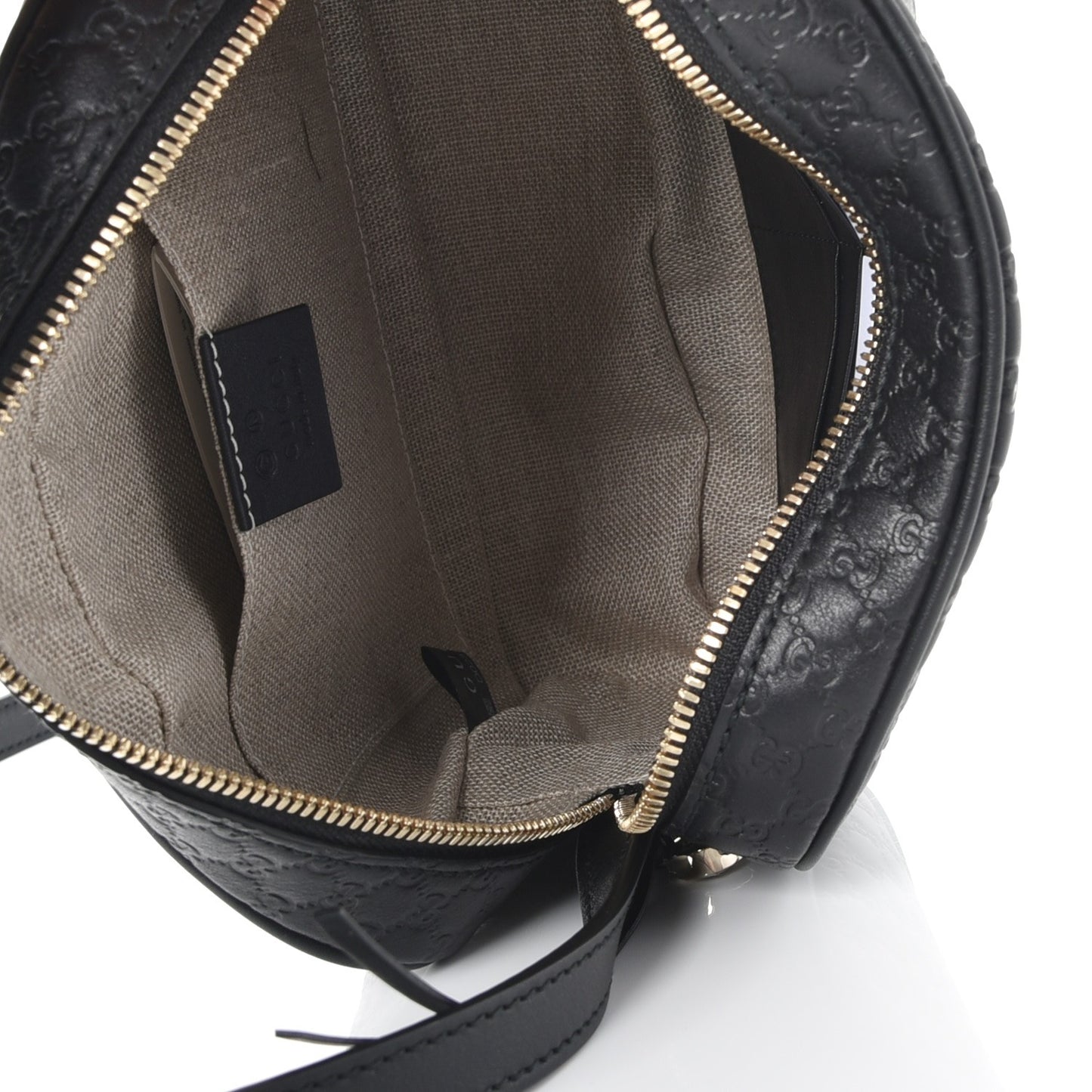 Microguccissima Mini Bree Messenger Bag Black