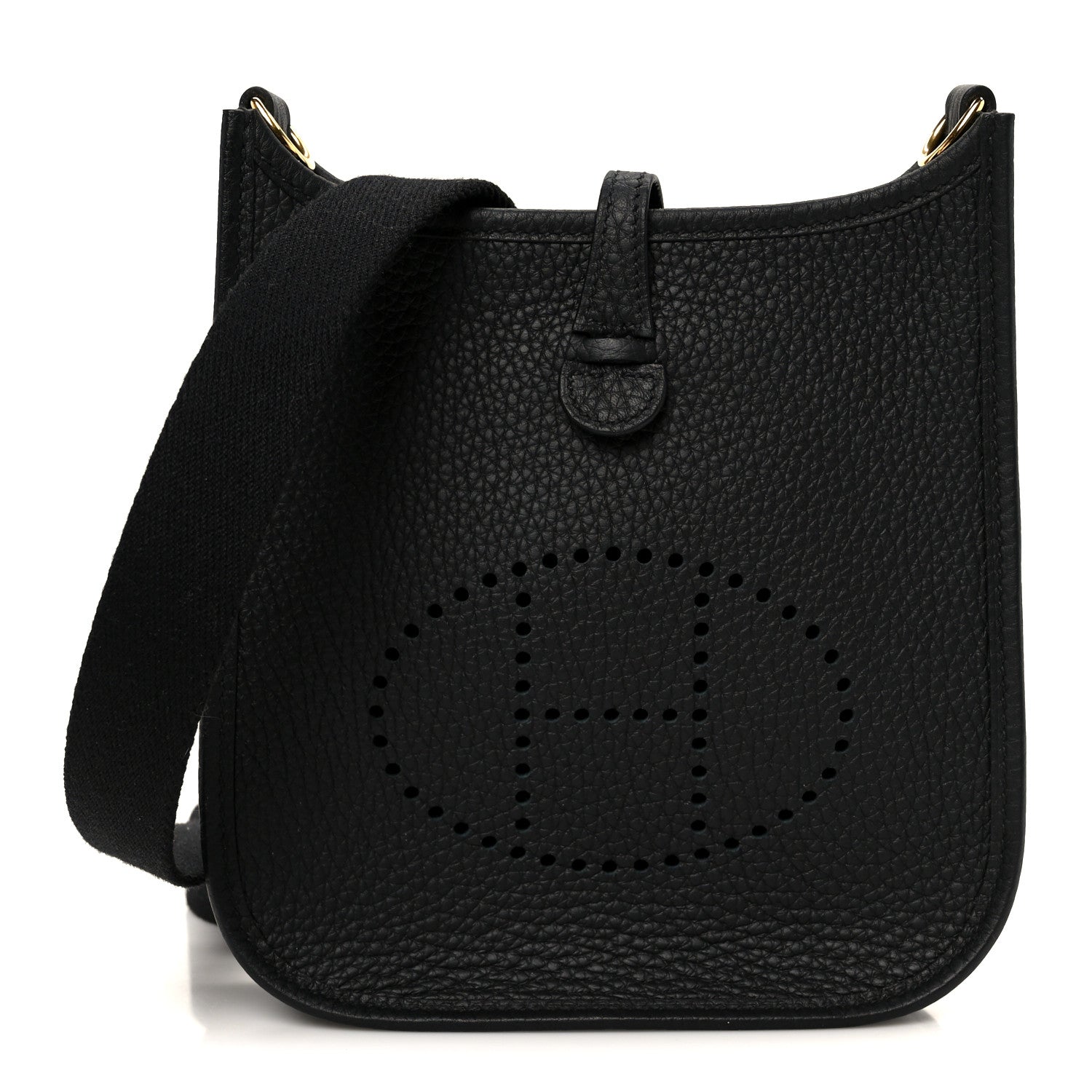 Hermes Taurillon Clemence Evelyne TPM Black 1 of 11