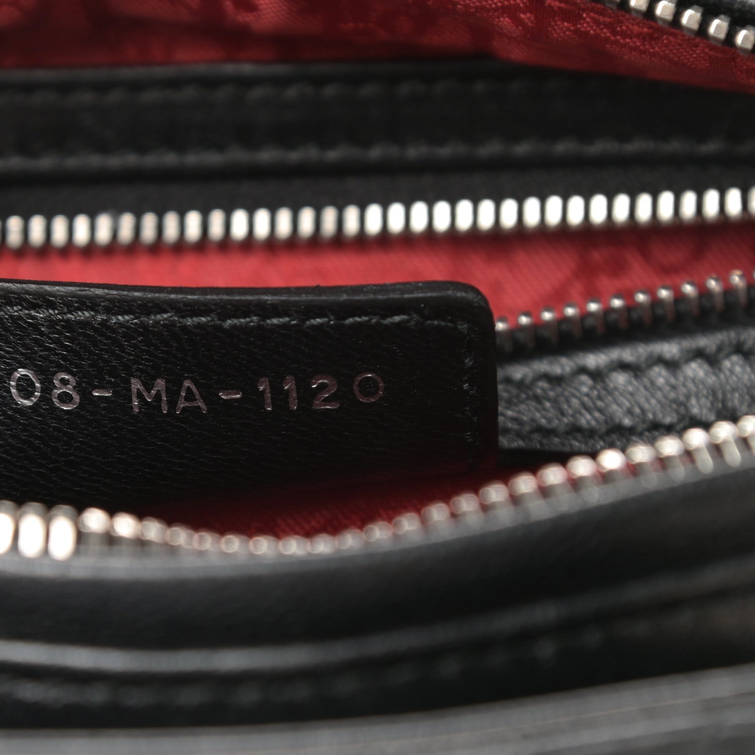 Christian Dior Lambskin Cannage Medium Lady Dior Black 7 of 14