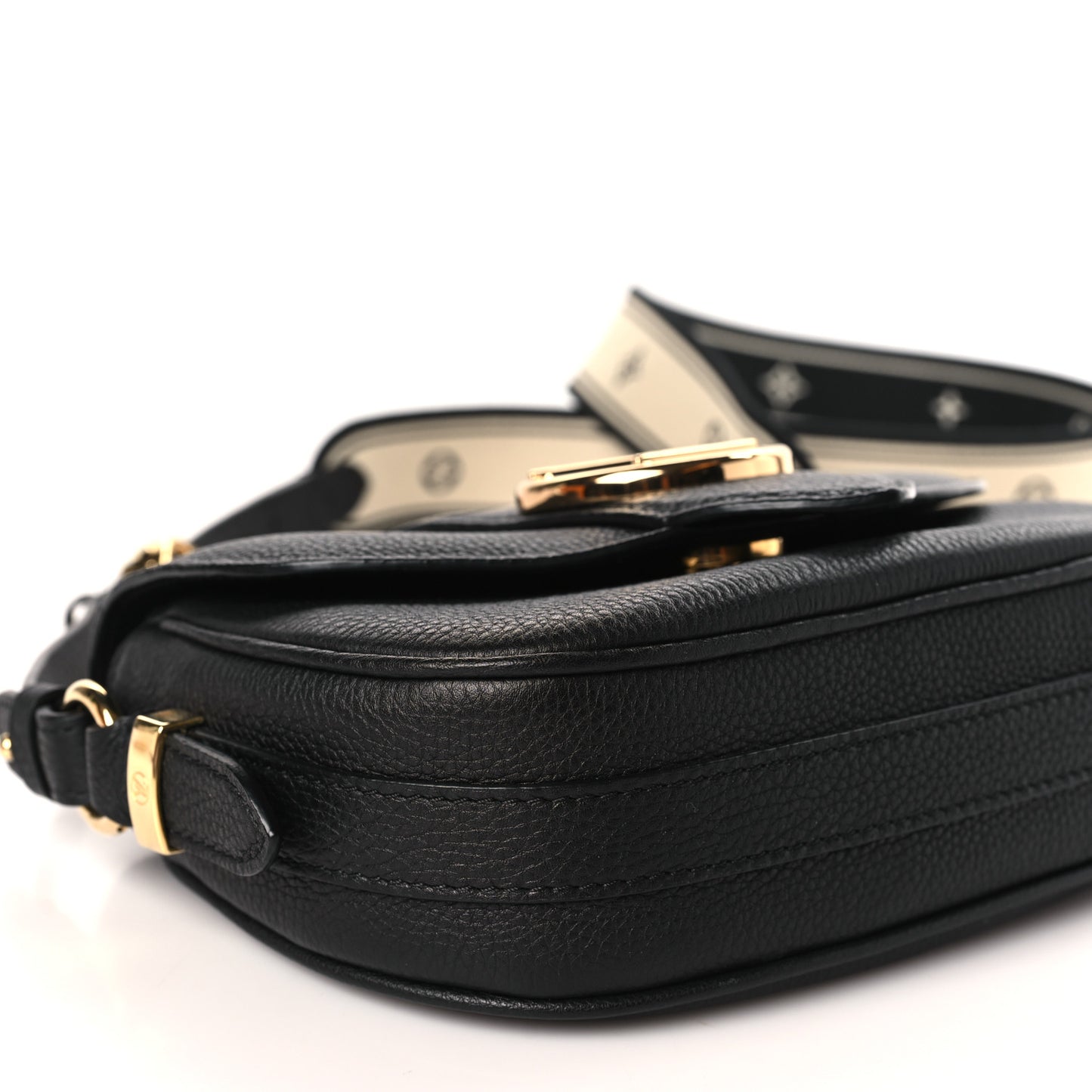 Grained Calfskin LV Pont 9 Soft PM Black