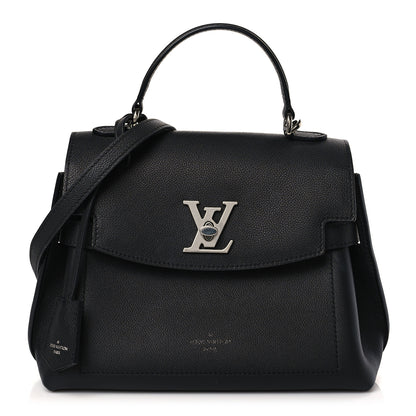 Louis Vuitton Calfskin Lockme Ever BB Black 1 of 8