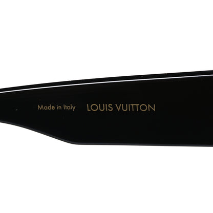 Louis Vuitton Acetate Swarovski Crystal Cyclone Sunglasses Z1578W Black 7 of 9