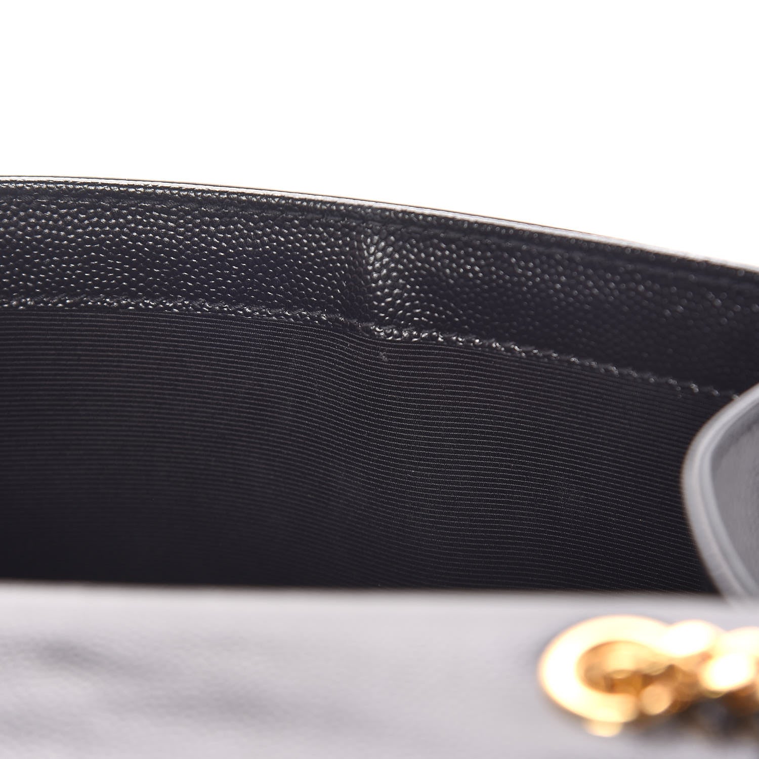 Saint Laurent Grain De Poudre Small Monogram Kate Satchel Black 8 of 9