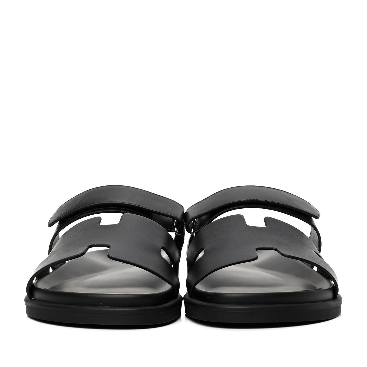 Calfskin Mens Chypre Sandals 44 Black