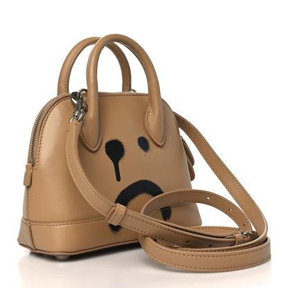 Balenciaga Calfskin Happy Sad XXS Ville Top Handle Bag Light Brown 3 of 9
