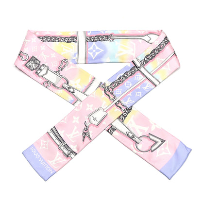 Louis Vuitton Silk Monogram Escale Confidential Bandeau Pink 1 of 4
