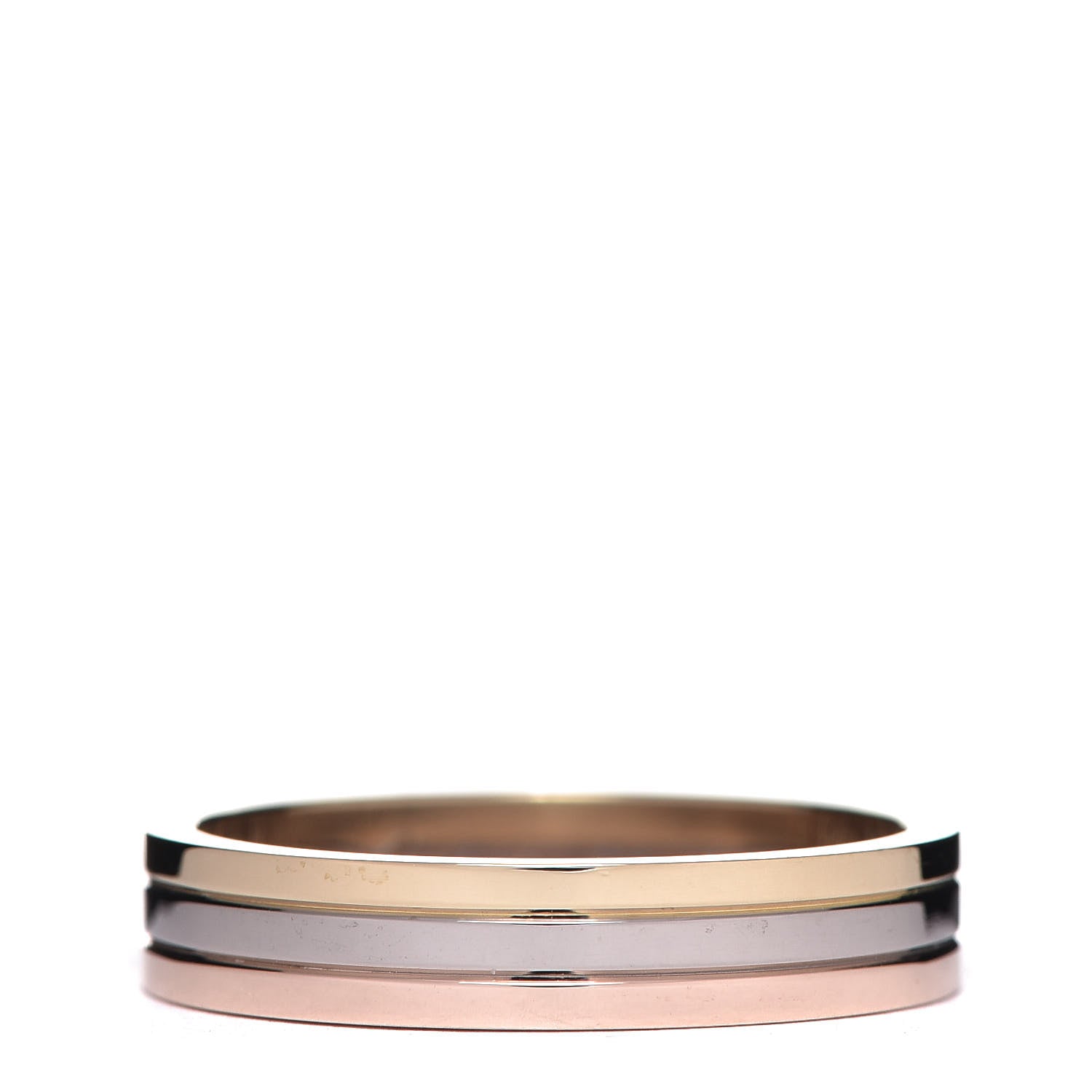 Cartier 18K Pink White Yellow Gold 4.8mm Vendome Louis Cartier Wedding Band Ring 64 10.75 1 of 6